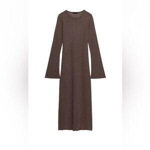 Textured Long Zara Dress